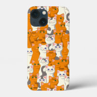 White and ginger cats pattern green eyes blue eyes