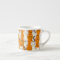White and ginger cats pattern green eyes blue eyes