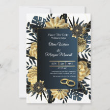 White and Gold Elegant Wedding 