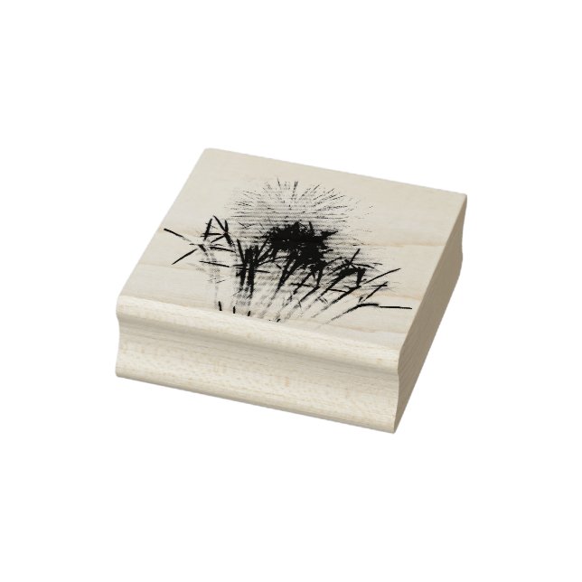 White and Gold Fireworks I Patriotic Celebration Rubber Stamp (Stamp)
