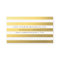 White and Gold Striped Business Card