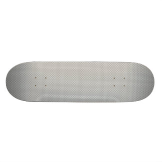 White and Grey Carbon Fibre Graphite Skateboard