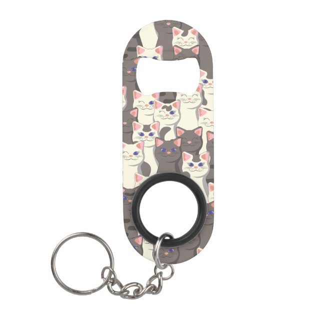 White and grey cats pattern (Front)