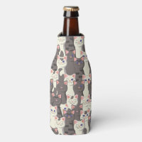 White and grey cats pattern