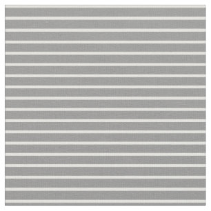 White and Grey Coloured Stripes/Lines Pattern Fabric