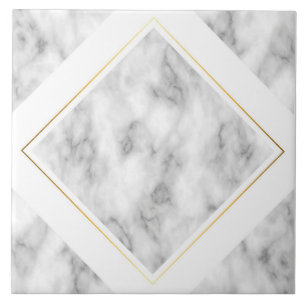 White and grey marble background ceramic tile