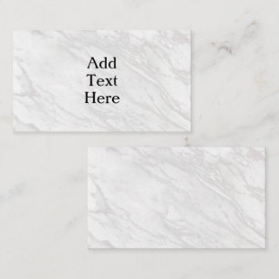 White and Grey Marble Enclosure Card