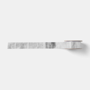 White And Grey Marble Texture Pattern Satin Ribbon