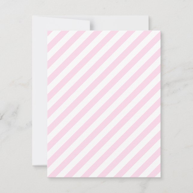 White and Light Pink Stripes. (Front)
