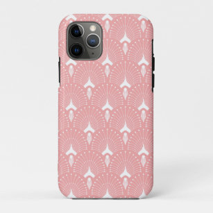 White and link art-deco geometric pattern Case-Mate iPhone case