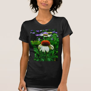 White and Orange ConeFlowers T-Shirt