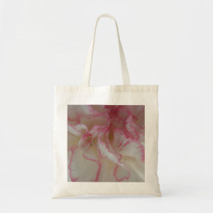 White and Pink Carnation Tote Bag
