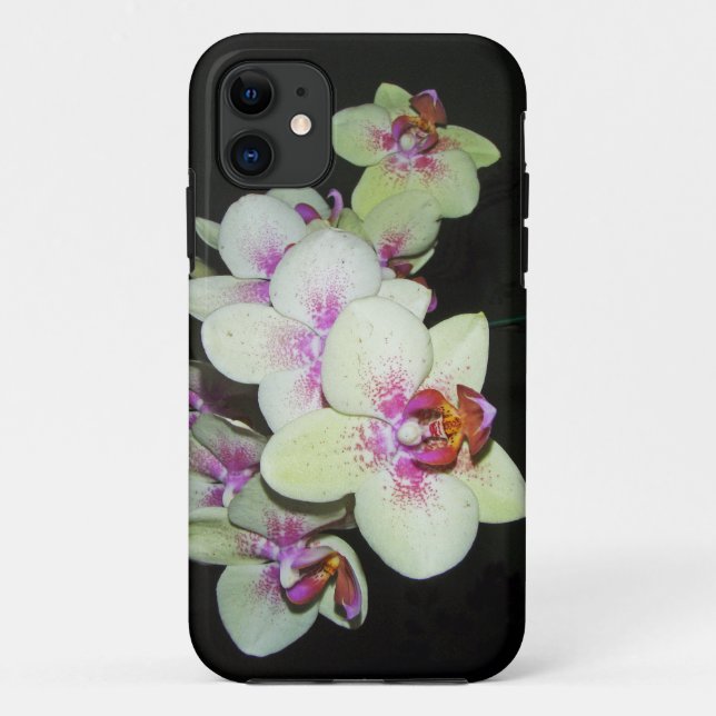 white and pink orchid Case-Mate iPhone case (Back)