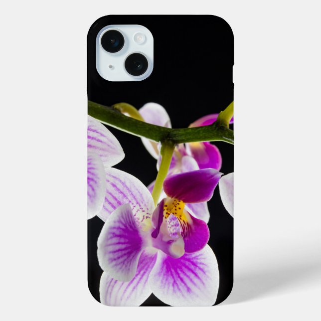White and purple orchid Case-Mate iPhone case (Back)