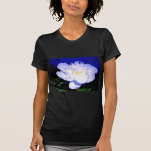 White and purple Peony photo T-Shirt