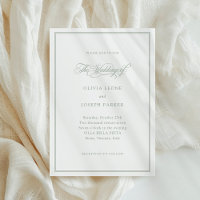 White and Sage | Classic Italian Elegance Wedding