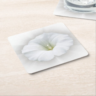 white and shades of grey square paper coaster