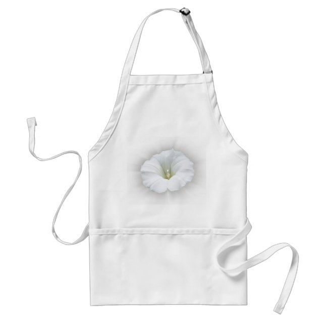 white and shades of grey standard apron (Front)