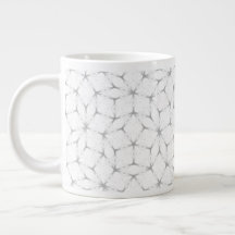 White and Silver Geometric pattern