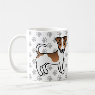 White And Tan Smooth Coat Jack Russell Terrier Dog Coffee Mug