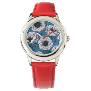 White anemone garden watch