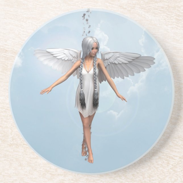 White Angel Coaster (Front)