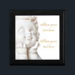 White Angel Gift Box<br><div class="desc">Sculpture of a lovely Cupid. Space for your love message beside it.   Useful for celebrations and events like wedding,  anniversary,    Valentine's day.</div>