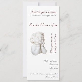 White Angel Invitation
