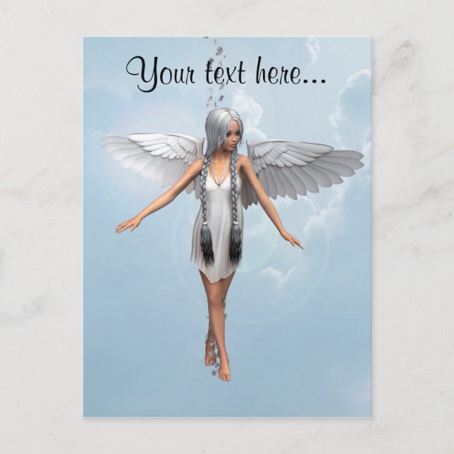 White Angel Postcard (Front)