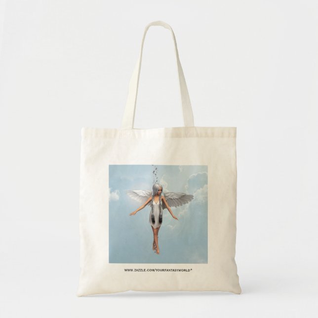 White Angel Tote Bag (Front)