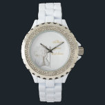 White Angel Watch<br><div class="desc">Sculpture of a lovely Cupid. Space for your love message beside it. Useful for celebrations and events like wedding, anniversary, Valentine's day.</div>