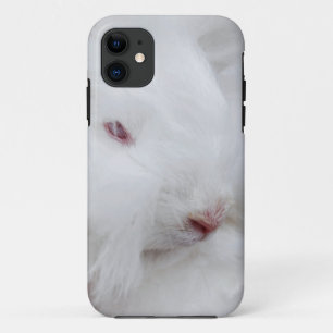 White Angora Rabbit iPhone 11 Case