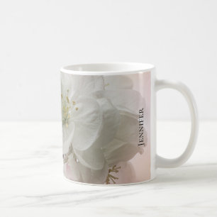 White Apple Blossom Photograph Coffee Mug
