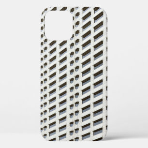 White architecture plan wallpaper iPhone 12 case