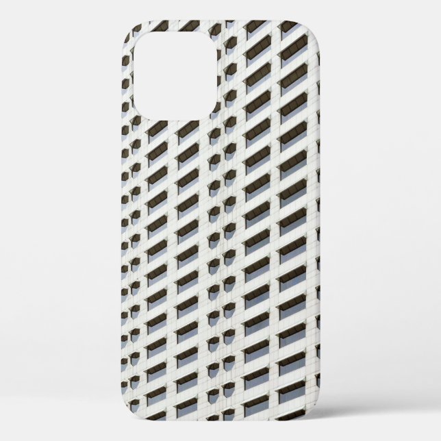 White architecture plan wallpaper Case-Mate iPhone case (Back)