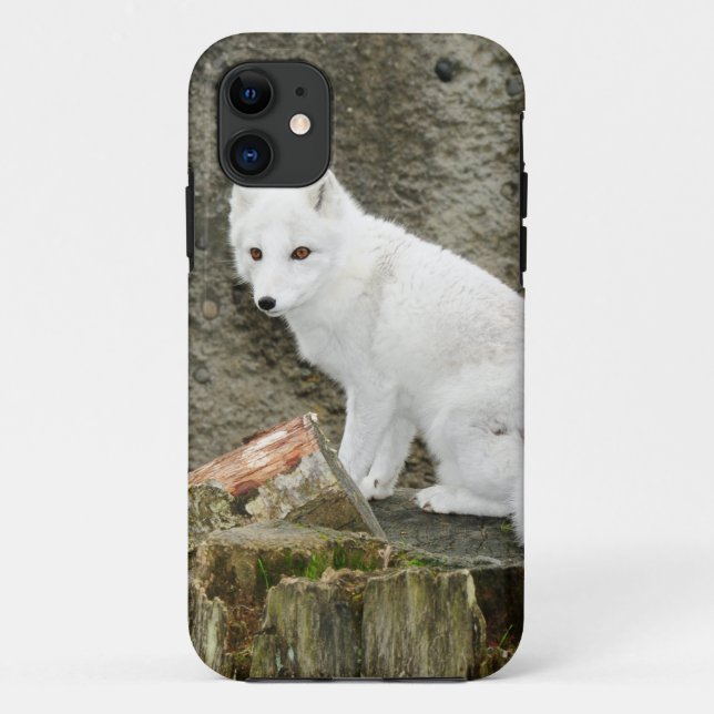 White arctic fox Case-Mate iPhone case (Back)