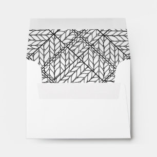 WHITE ARGYLE KNIT A2 Envelopes