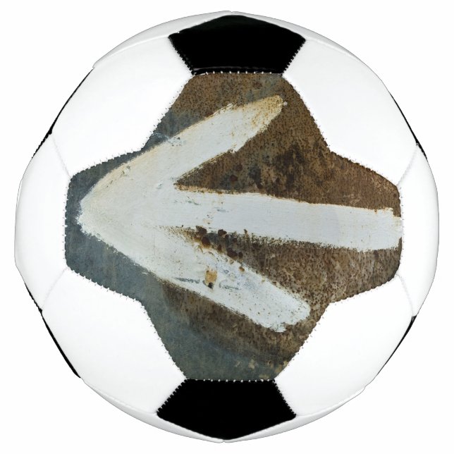 White Arrow Soccer Ball (Front)