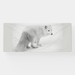WHITE ARTIC FOX 2.5 X 6 Banner