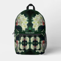 White Azalea Flower Abstract Personalised