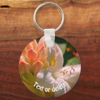 White Azalea Flower Personalised