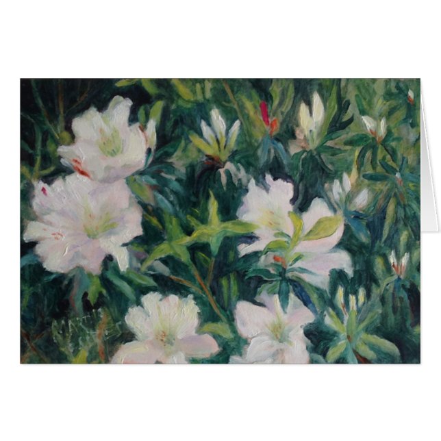 "White Azaleas" (Front Horizontal)