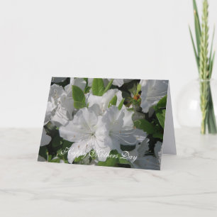 White Azaleas Mothers Day Card