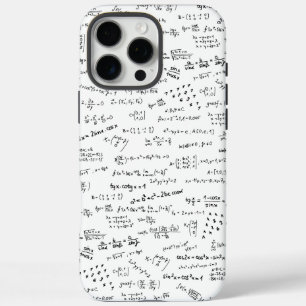 White Background Mathematic Formulas Equations  iPhone 16 Pro Max Case