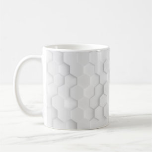 White background texture. 3d illustration, 3d ing. coffee mug