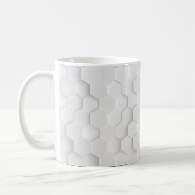 White background texture. 3d illustration, 3d ing. coffee mug (Left)