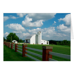 White Barn. White Fence.