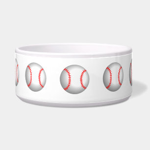 White Baseball Red Stitching