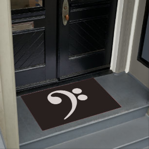 White Bass Clef Doormat