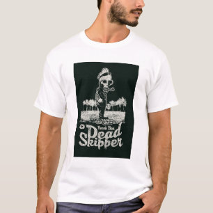 White Beach Bar Dead Skipper Graphic Tee
